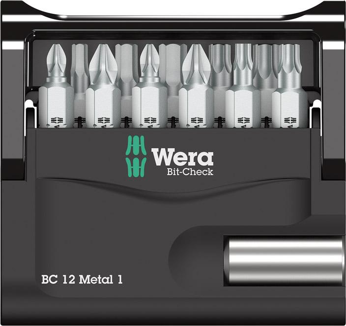 Imagen del producto Jgo puntas Bit-Check 12 metal 1 Wera