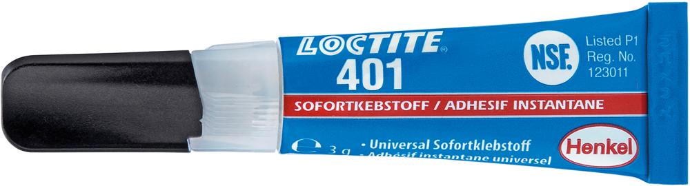 Imagen del producto Pegamento instantáneo LOCTITE 401 blíster 3g Henkel