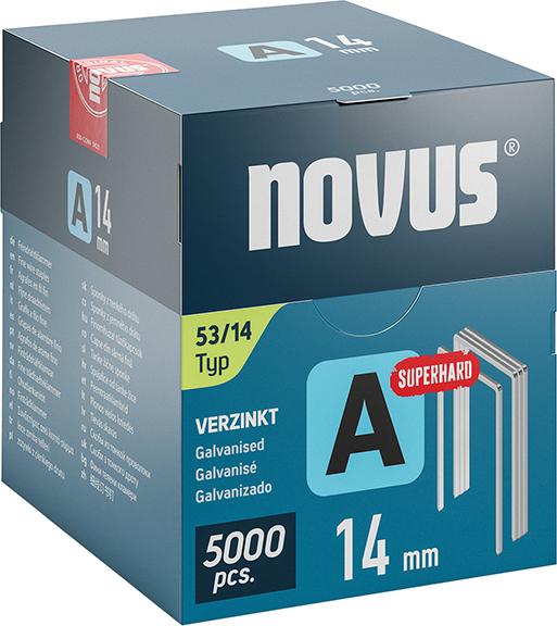 Imagen de GRAPA DE ALAMBRE FINO A TIPO 53/14 MM ST NOVUS U.E. = 5000 UNIDADES