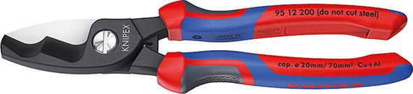 Imagen de CIZALLA PARA CABLE CON MANGO VARIOS COMPONENTES 200MM KNIPEX