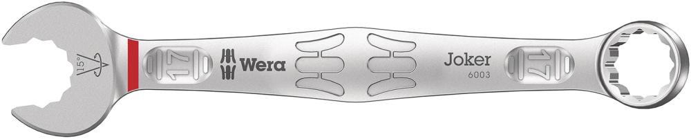 Imagen de LLAVE COMBINADA JOKER 17MM WERA