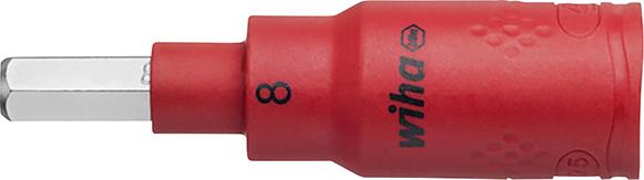 Imagen del producto Punta para destornillador3/8" hembrahexagonal VDE 8x75mm Wiha