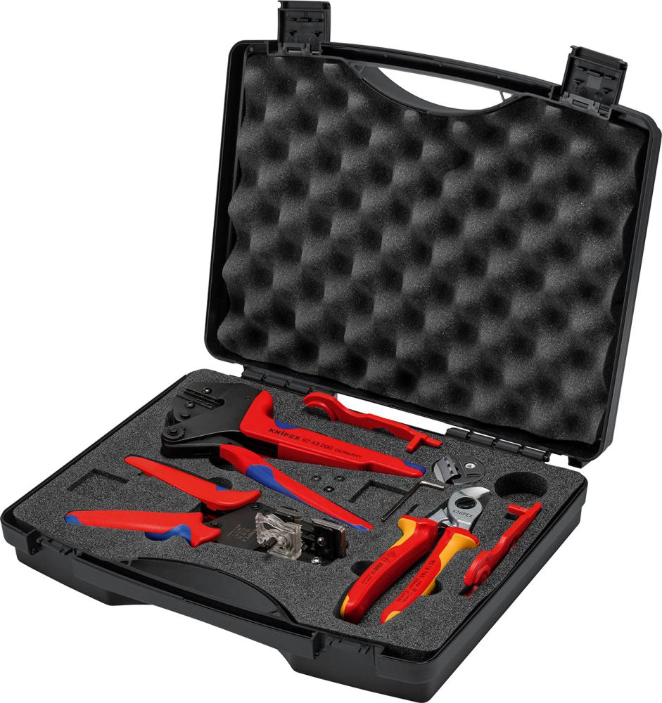 Imagen de MALETA PORTAHERRAMIENTAS 7 PIEZAS FOTOVOLTAICA MC497 91 04 V02 KNIPEX KNIPEX