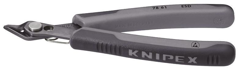 Imagen de CORTAALAMBRES ELECTRÓNICAESD PAVONADO 140MM KNIPEX