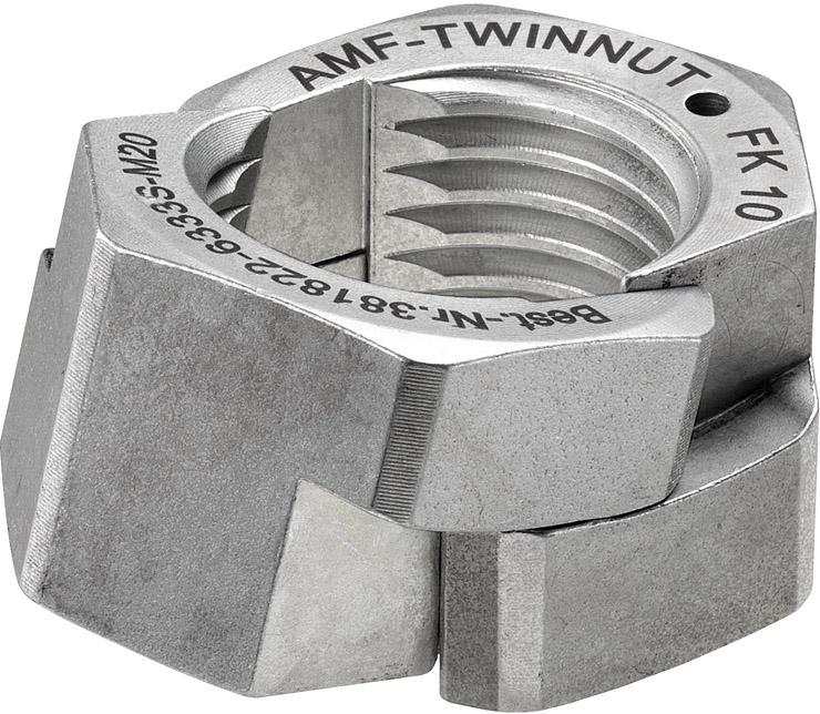 Imagen del producto Tuerca TWINNUT sin Garra de apriete completa con reborde 6333S-M10 AMF