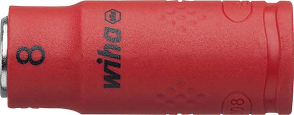 Imagen del producto Pieza llave de vaso hexagonal 1/4" 8mm VDE Wiha
