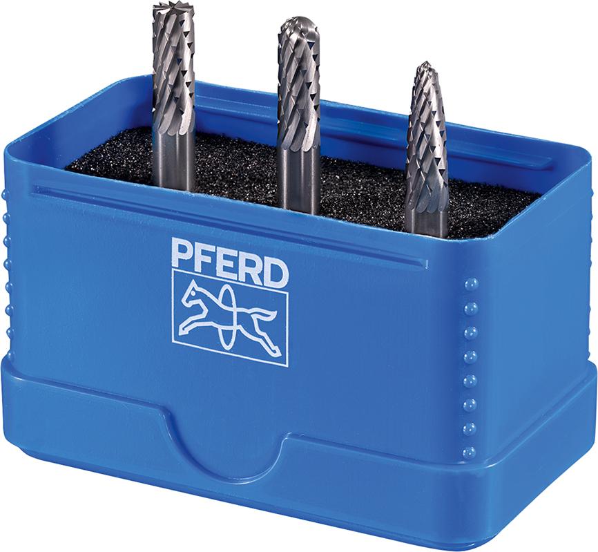 Imagen del producto Juego fresas mango 6mm 3 piezas, ZYAS-WRC-RBF Ø 6 mm, dentado 3 Plus Pferd