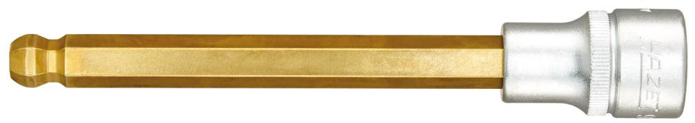 Imagen de PUNTA PARA DESTORNILLADOR1/2" HEMBRA HEX CON CABEZA ESFÉRICA 12X140MM HAZET