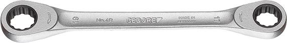 Imagen de LLAVE DE ESTRELLA CON CARRACA DOBLE 8X9MM GEDORE
