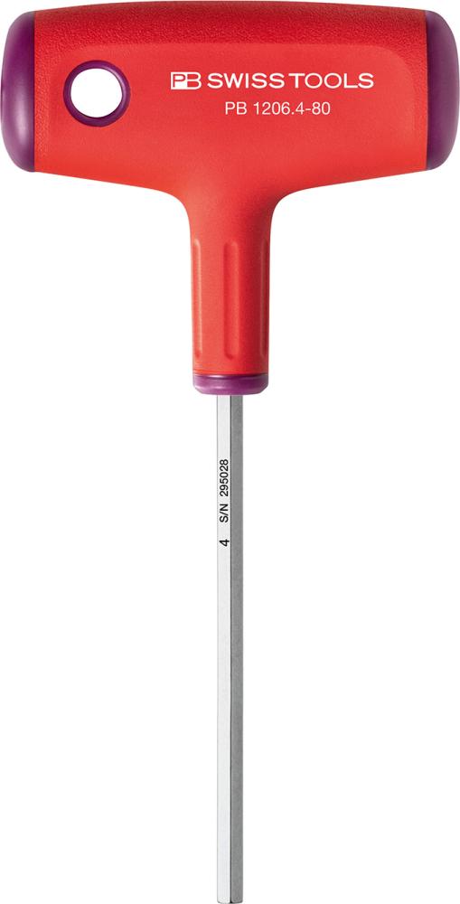 Imagen de DESTORNILLADOR MANGO EN T4X80MM PB SWISS TOOLS