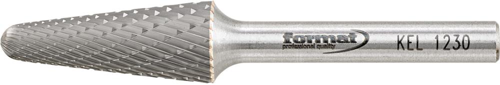 Imagen del producto Fresa c/ mango MD forma cono redondo 1230 C 6mm 12x30mm FORMAT