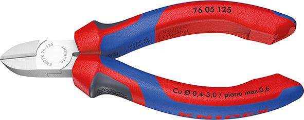 Imagen de CORTAALAMBRES ELECTROMECÁNICA CROMADO AISLADO 125MM KNIPEX