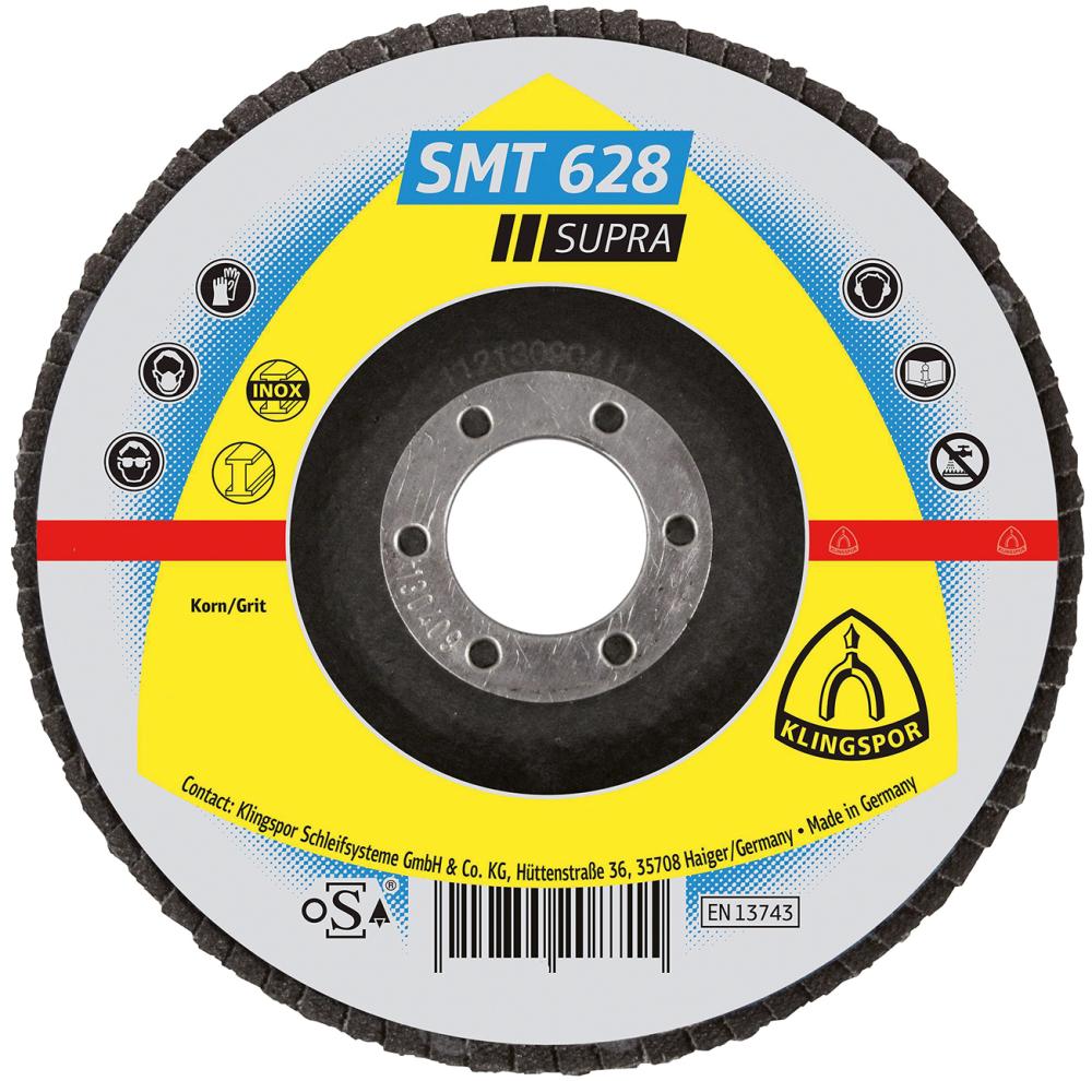 Imagen de PLATO DISCO LAMINAS SMT628 RECTO 125MM K40 KLINGSPOR
