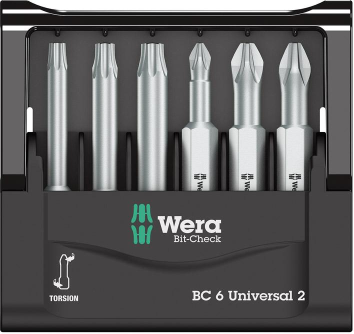 Imagen del producto Jgo puntas Bit-Check 6 universal 2 Wera