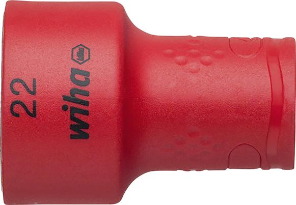 Imagen del producto Pieza llave de vaso hexagonal 3/8" 22mm VDE Wiha