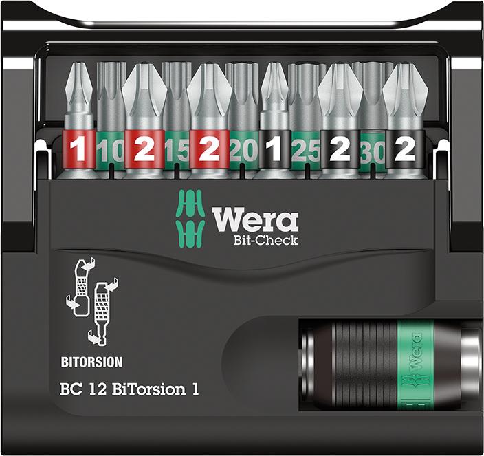 Imagen del producto Jgo puntas Bit-Check 12 BiTorsion 1 Wera