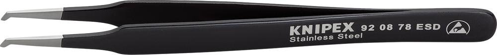 Imagen del producto Pinza ESD acodada 120mm negro KNIPEX