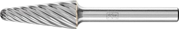 Imagen del producto Fresa con mango MD forma cono redondo 1230 INOX 6mm 12x30mm Pferd