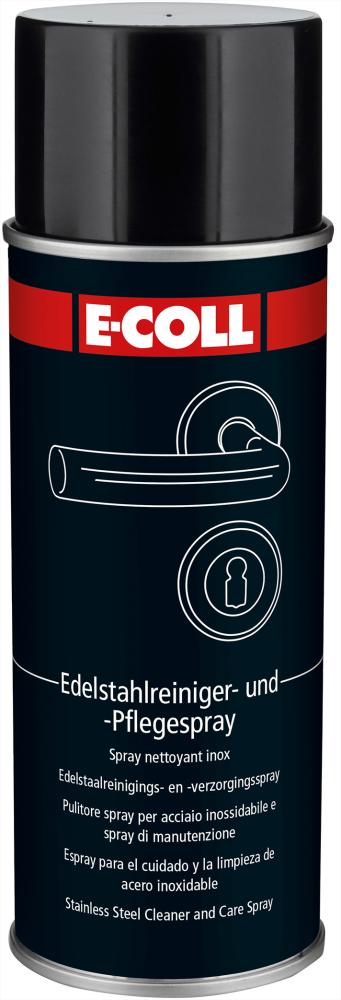 Imagen del producto Spray para la limpieza y cuidado del acero fino bote de spray 400ml E-COLL