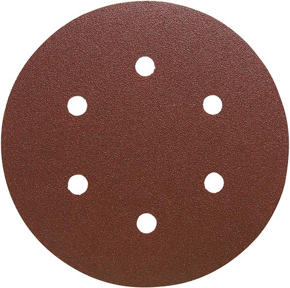 Imagen del producto Disco abrasivo velcro madera 150mm K240 6 agujeros FORMAT