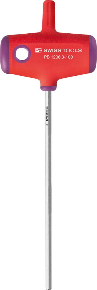 Imagen de DESTORNILLADOR MANGO EN T3X100MM PB SWISS TOOLS