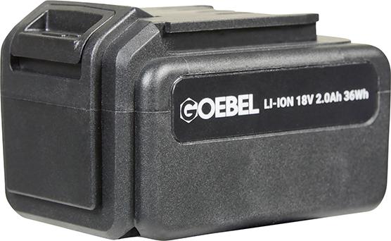 Imagen del producto Batería Li-Ion 2 Ah 18,0VGoebel