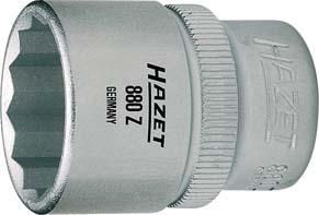 Imagen de VASO DE LLAVE DE VASO BIHEXAGONAL 3/8" 12X MM HAZET