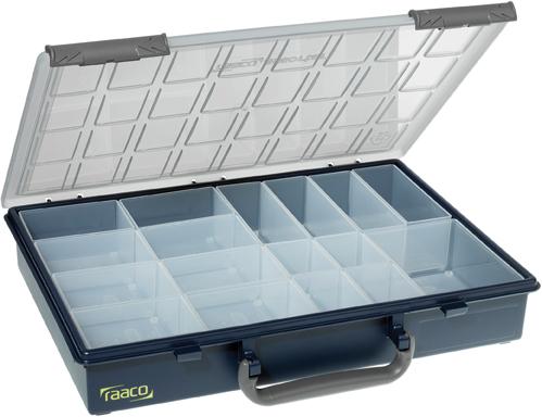 Imagen de MALETÍN DE SURTIDO PLÁSTICO ASSORTER 55 4X8-17 AZUL RAACO