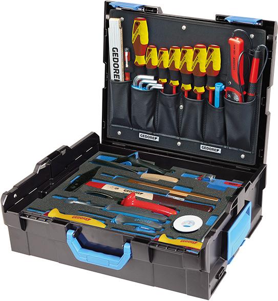 Imagen de SURTIDO DE HERRAMIENTAS ELECTRICISTA DE 36 PIEZASEN L-BOXX GEDORE