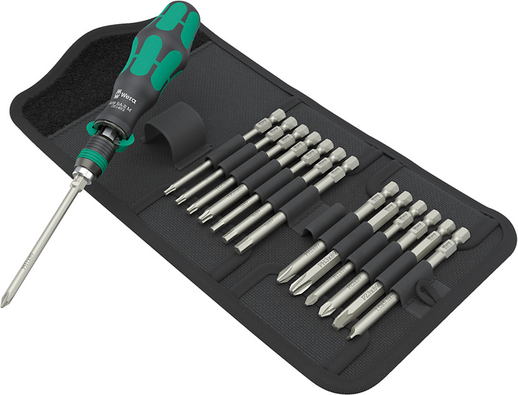 Imagen del producto Kraftform Kompakt RA M Juego de 15 piezas de destornillador carraca