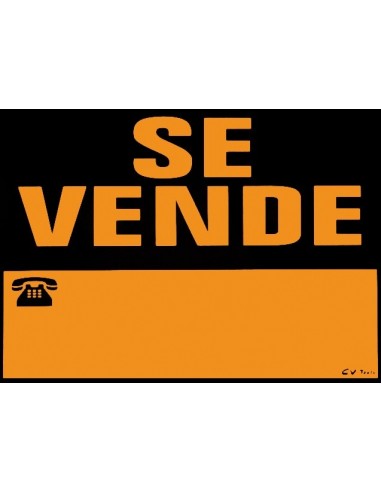 Imagen del producto CARTEL PVC 40X30 FLUOR SE VENDE
