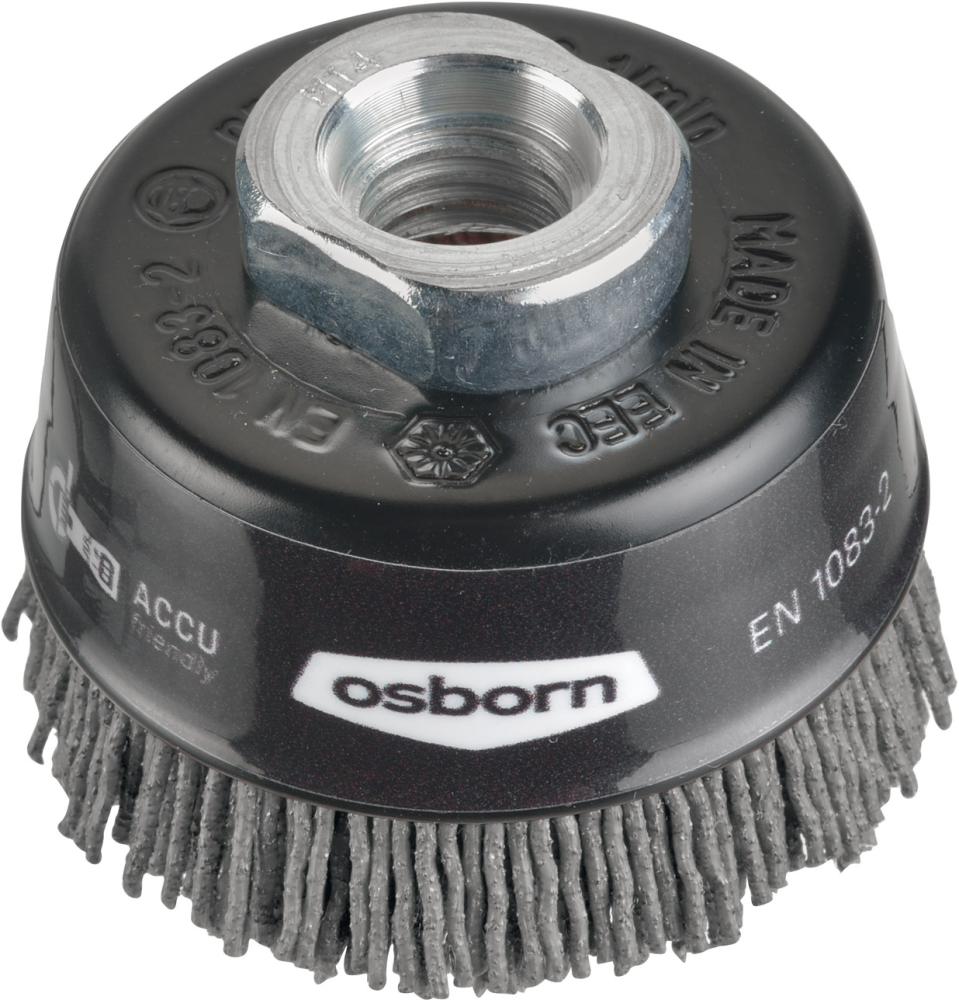 Imagen del producto Cepillo copa nailon pulido 60x21mm osborn