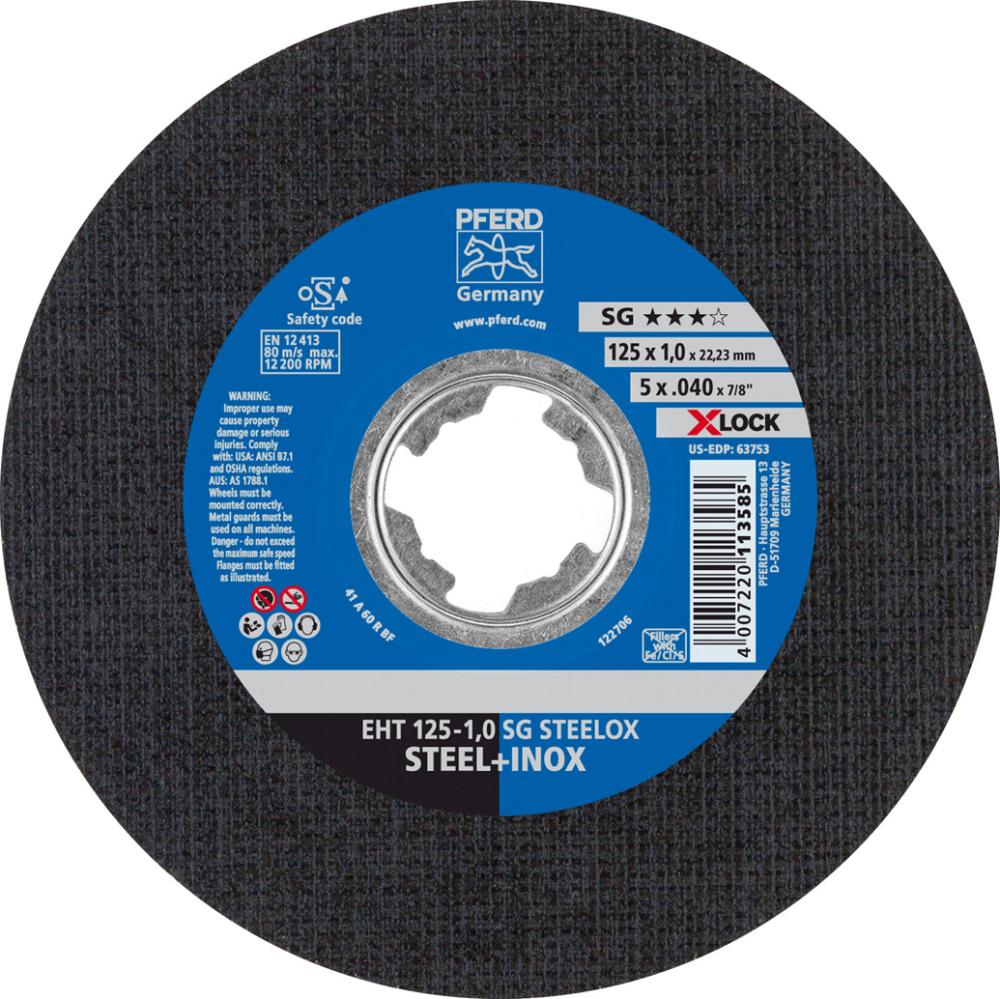 Imagen del producto Disco de corte SG X-LOCK STEELOX 125x1mm Pferd