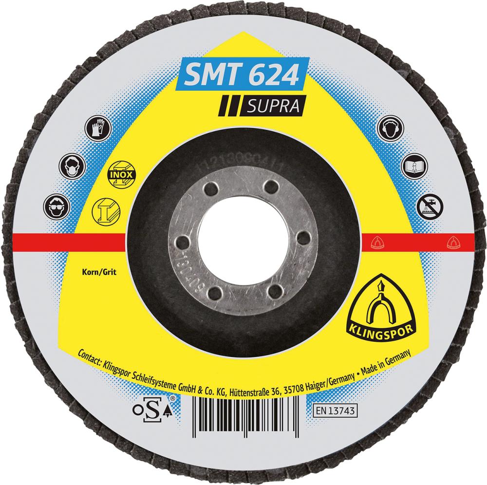 Imagen de PLATO DISCO LAMINAS SMT624 CONVEXO 125MM K40 KLINGSPOR