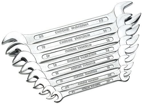 Imagen del producto Juego 8 llaves fijas cromadas 6-22m