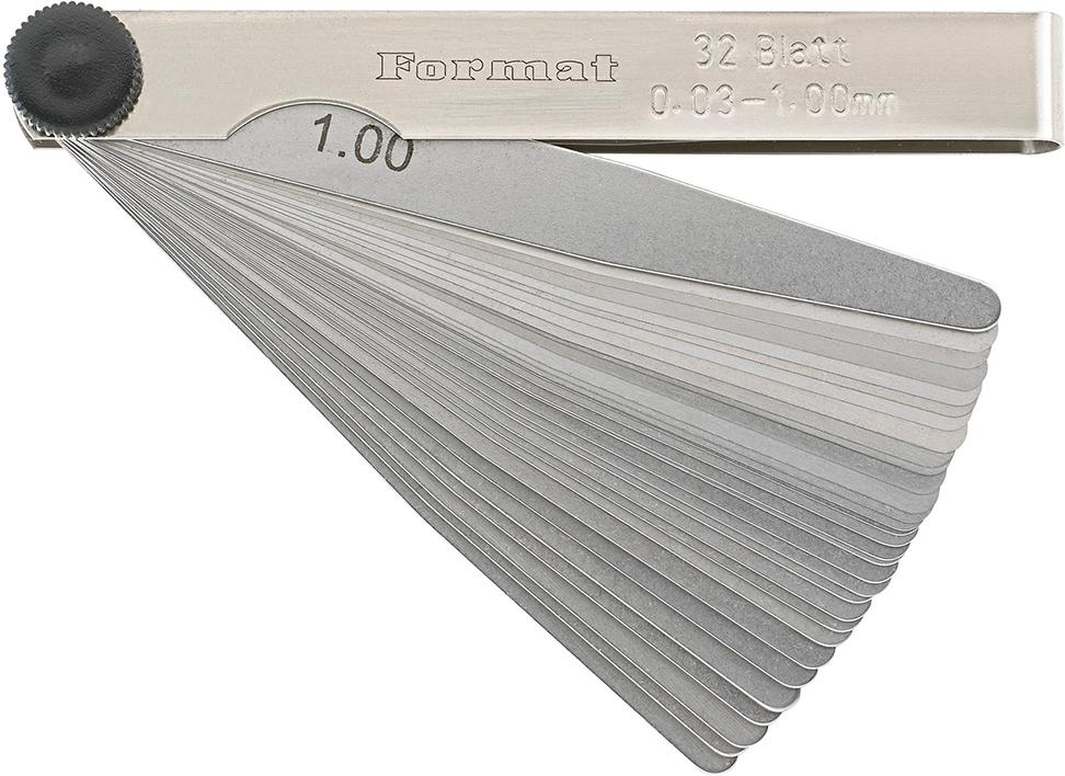 Imagen del producto Galgas espesores preciso 32 hojas 0,03-1mm T3 FORMAT