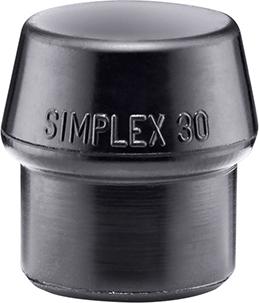 Imagen del producto Martillo de superficie blanda SIMPLEX goma 30mm HALDER