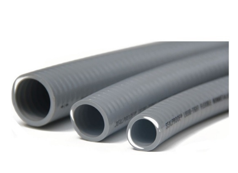 Imagen del producto TUBO PVC FLEXIBLE GRIS.-TRAMOS 1 M.