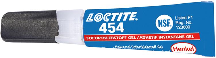 Imagen del producto Pegamento instantáneo LOCTITE 454 tubo 3g Henkel