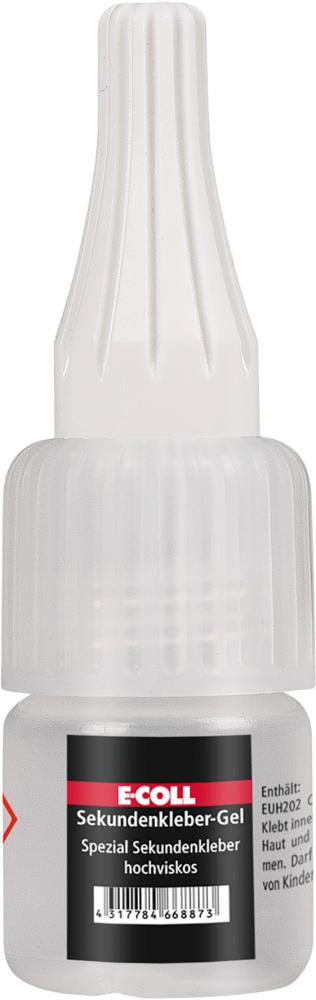 Imagen del producto Pegamento instantáneo en gel frasco de 5g E-COLL