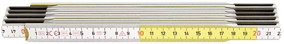 Imagen de METRO PLEGABLE MADERA HAYA 2M AMARILLO-BLANCO HULTAFORS