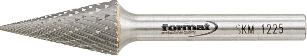 Imagen del producto Fresa c/ mango MD forma cónica apuntada 1225 C 6mm 12x25mm FORMAT
