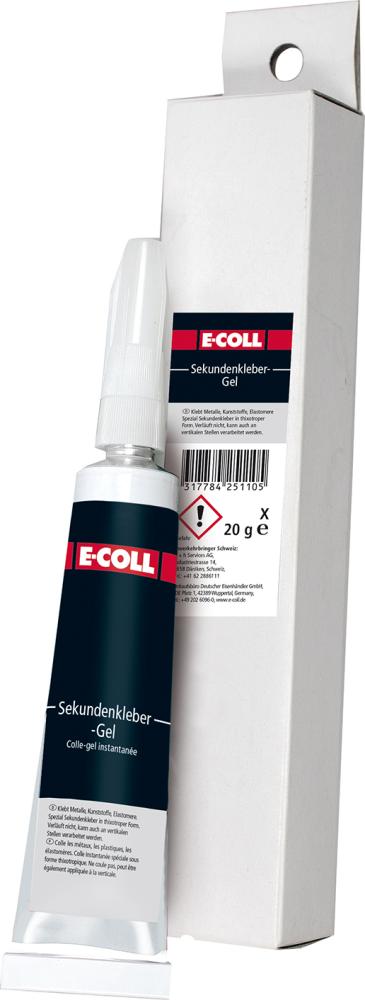 Imagen del producto Pegamento instantáneo en gel 20g E-COLL