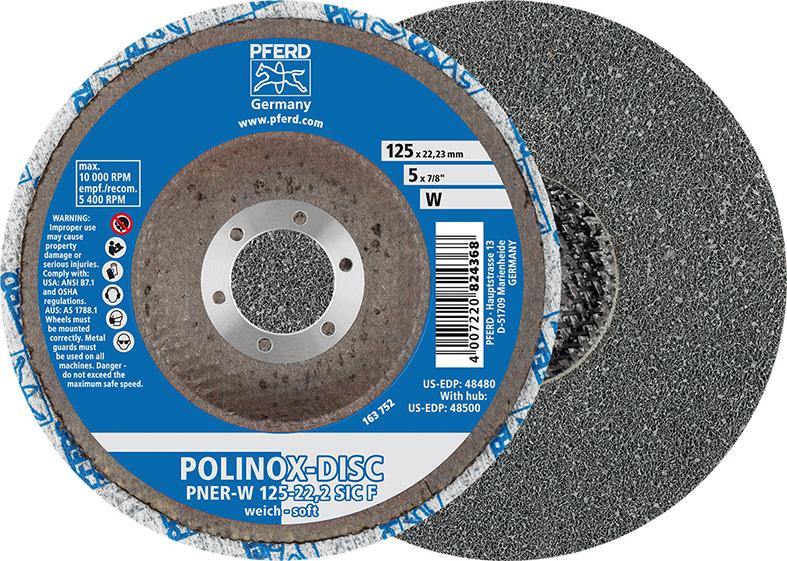 Imagen del producto Abanico Abrasivo de Vellón Blando POLINOX PFERD | Cepillo de Pulido Flexible