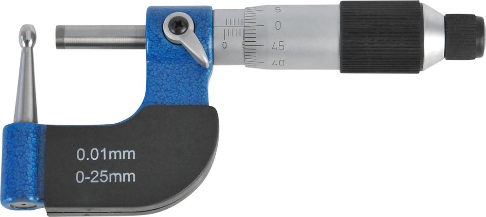 Imagen de MICRÓMETRO EXTERIORES CONSUPERFICIES ABOMBADAS 0-25MM FORMAT
