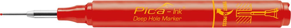 Imagen de MARCADOR PARA AGUJEROS PROFUNDOS PICA-INK ROJA PICA