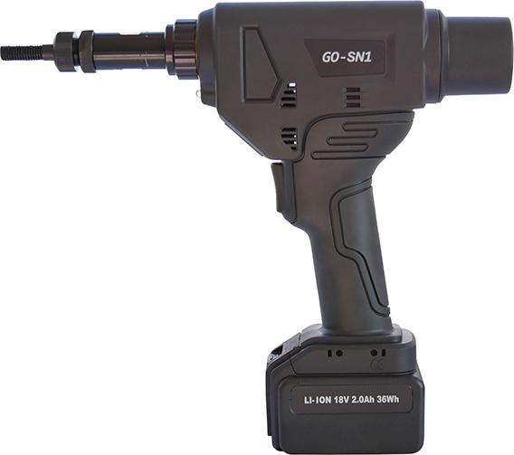 Imagen de REMACHADORA P/TUERCA REM.CIEGO A BATERÍA GO-SN 1 EN MALETÍN 2AH 36W 2X BATY CARGADOR M5-10 GOEBEL