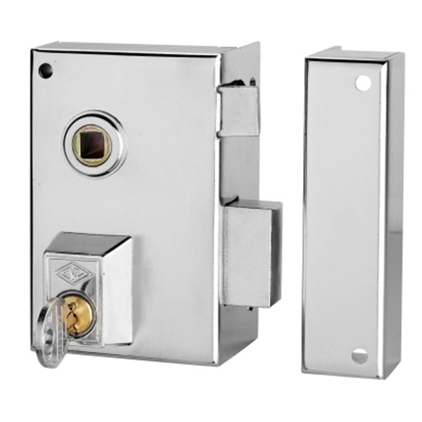 Imagen del producto CERRADURA P/METAL 56BR-70 DERECHA NIQUEL