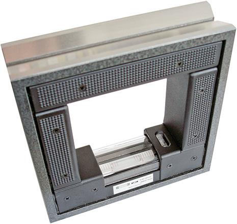 Imagen de NIVEL DE BURBUJA CON BASTIDOR 100X100MM 0,02MM/M ROECKLE