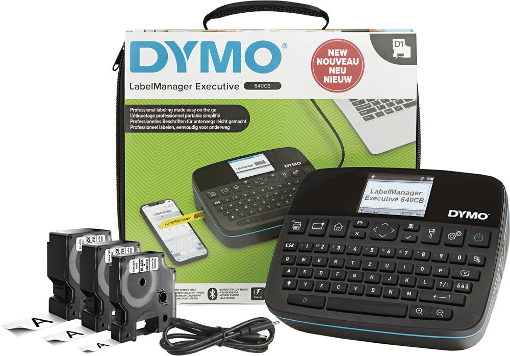 Imagen de DYMO LABELMANAGER EXECUTI640CB CON 3 D1 CINTAS INCLUIDAS BOLSA DE TRANSPORTE SOFTCASE